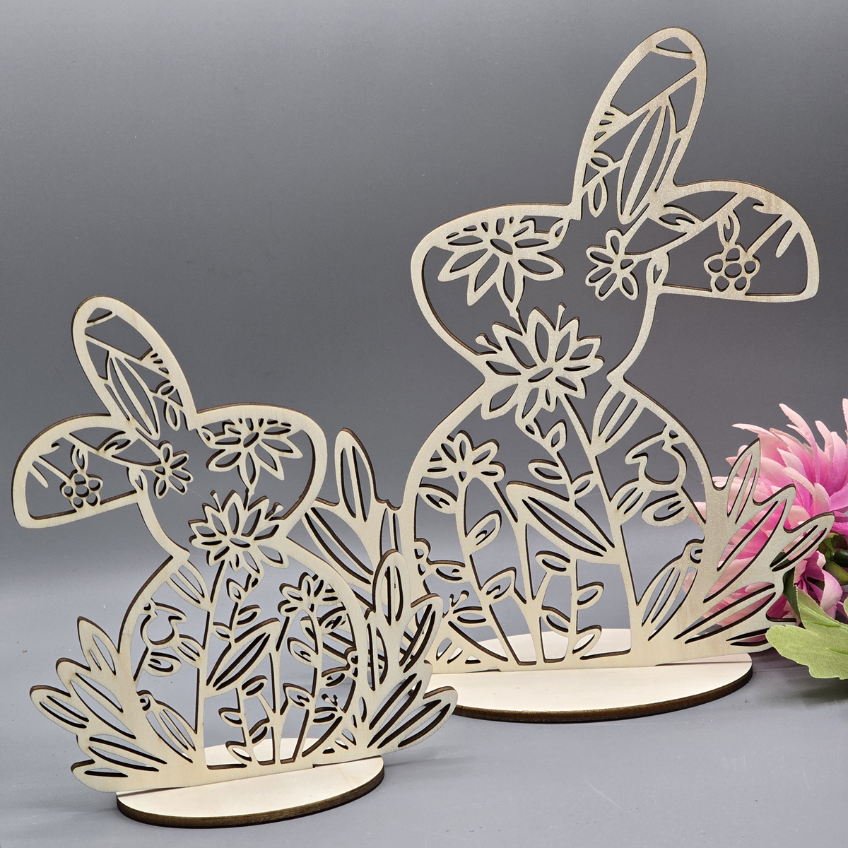 Hase aus Blumen Hase aus Blumen