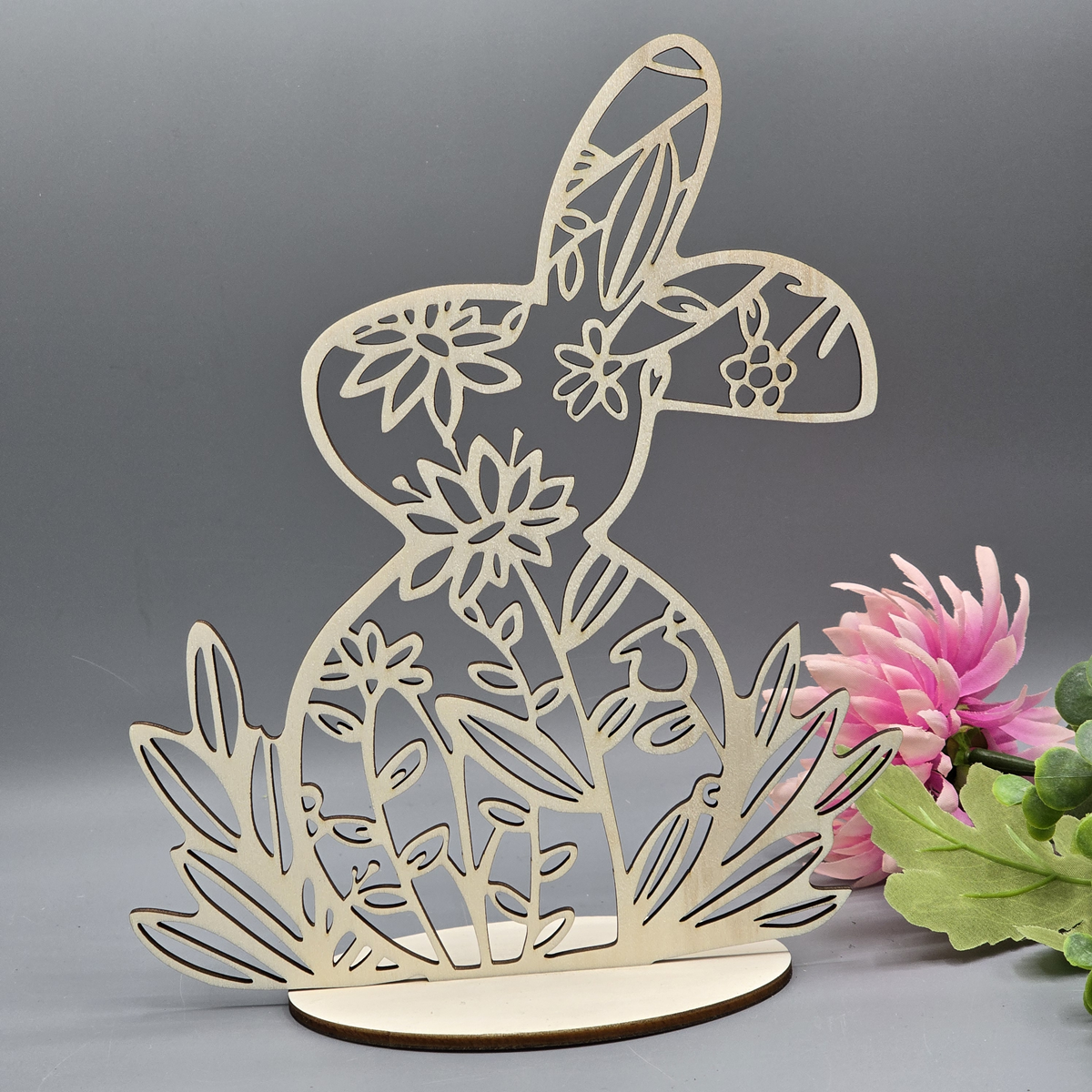 Hase aus Blumen Hase aus Blumen