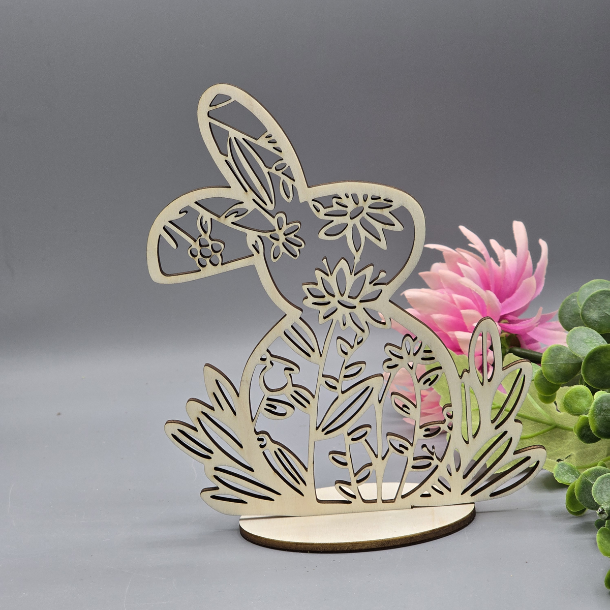 Hase aus Blumen Hase aus Blumen